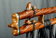 Chechen Native American Flute, Minor, Mid G-4, #K11Da